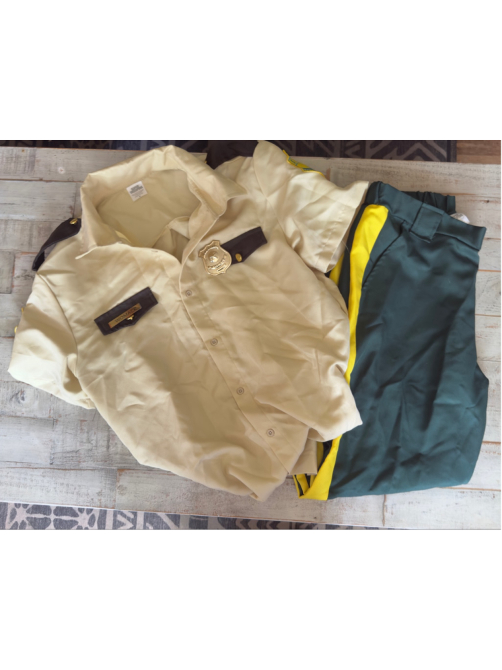 Mens Super Troopers Police Costume medium